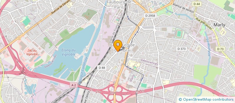 localisation de l'entreprise VAL SUD CONTROLE à VALENCIENNES