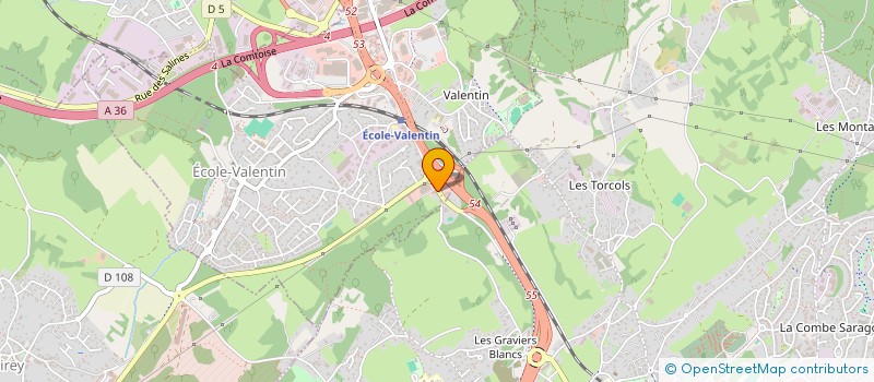 localisation de l'entreprise VAL TANG TT à ECOLE-VALENTIN