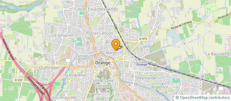 localisation de l'entreprise VAL TAXIS à ORANGE