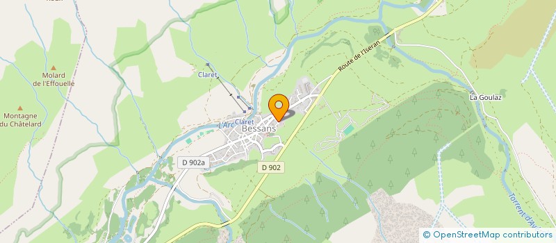 localisation de l'entreprise VAL THO  BESSANS