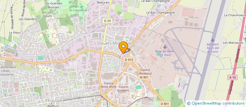 localisation de l'entreprise VAL TOURAINE HABITAT  TOURS