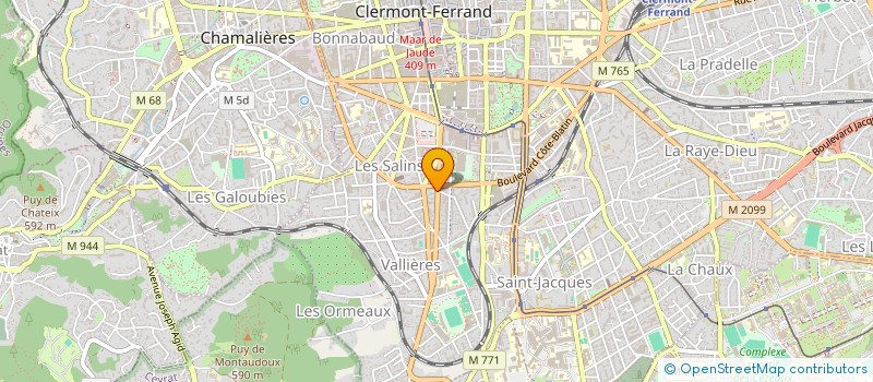 localisation de l'entreprise VAL TRANSACTIONS  CLERMONT-FERRAND