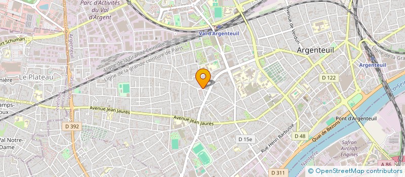 localisation de l'entreprise VAL TRANSPORT SERVICES-VTS MESSAOUD MERZOUK  ARGENTEUIL