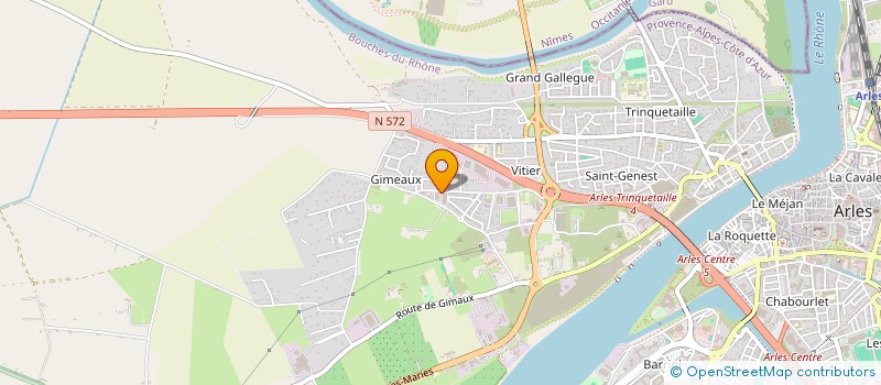 localisation de l'entreprise VAL'UCILE à ARLES