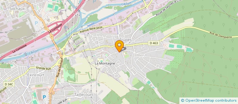 localisation de l'entreprise VAL & WALM  ETUPES