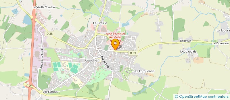 localisation de l'entreprise VAL1  GUICHEN