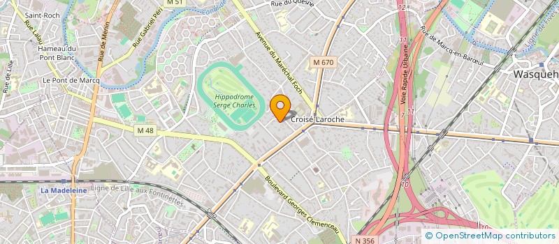 localisation de l'entreprise VAL22 à MARCQ-EN-BARŒUL
