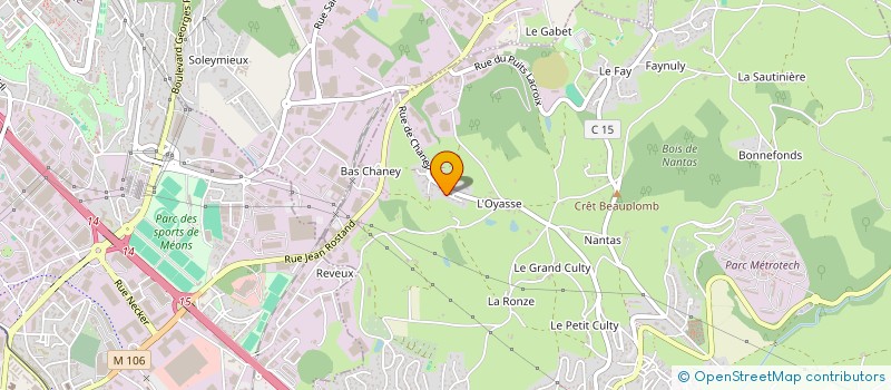 localisation de l'entreprise VAL2C  SAINT-JEAN-BONNEFONDS