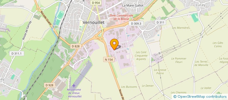 localisation de l'entreprise VAL2REC à VERNOUILLET