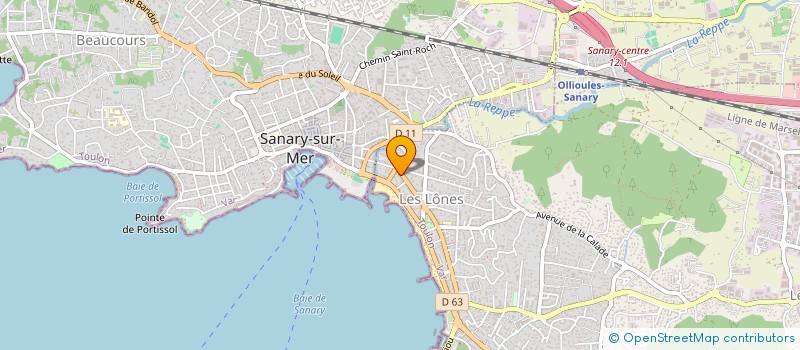 localisation de l'entreprise VAL83 à SIX-FOURS-LES-PLAGES