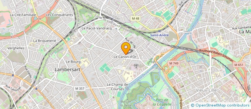 localisation de l'entreprise VALA  LAMBERSART