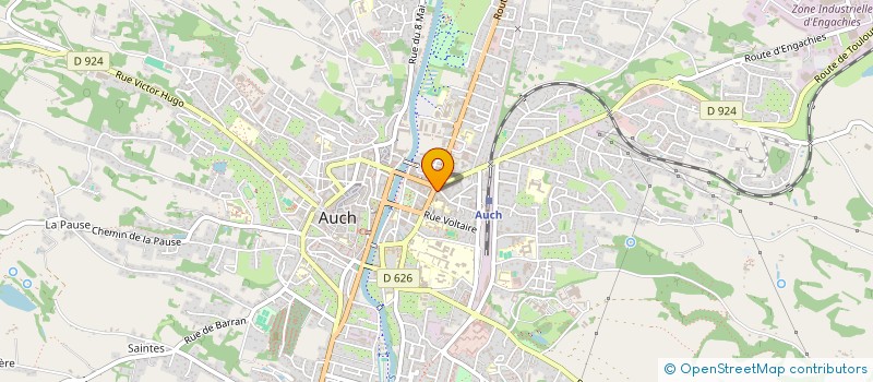 localisation de l'entreprise VALABIS à AUCH