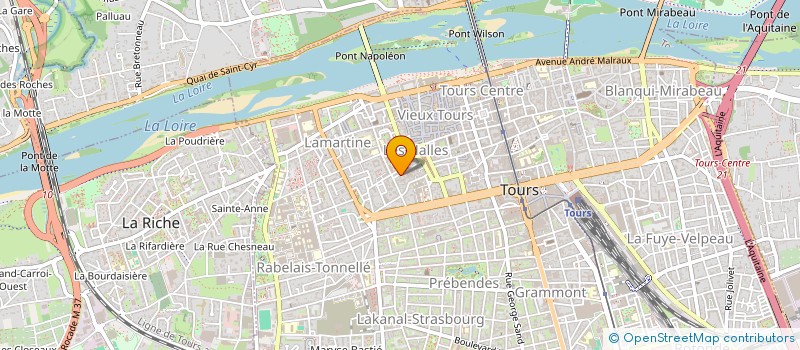 localisation de l'entreprise VALACP à TOURS