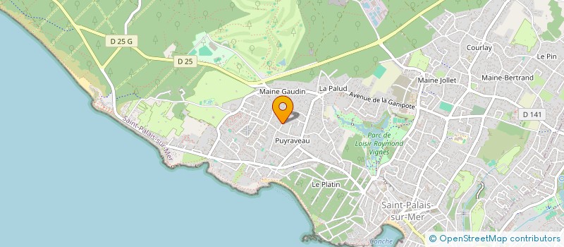 localisation de l'entreprise VALAD  SAINT-PALAIS-SUR-MER