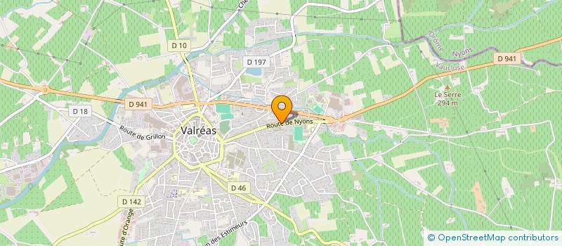 localisation de l'entreprise VALADAS AND CO à VALREAS