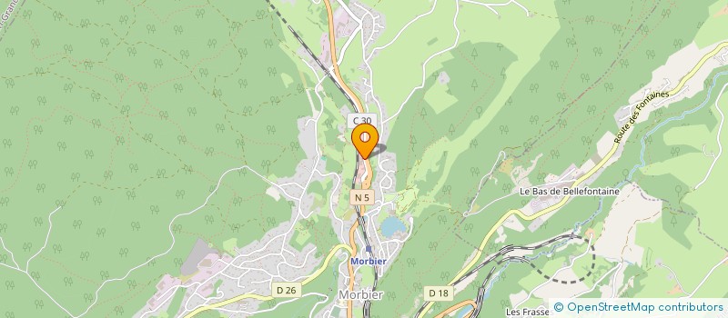 localisation de l'entreprise VALADE  MORBIER