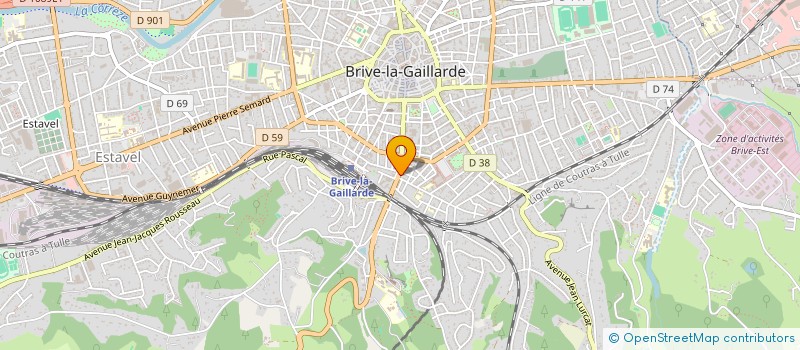 localisation de l'entreprise VALADE SARDINHA SARL à BRIVE-LA-GAILLARDE