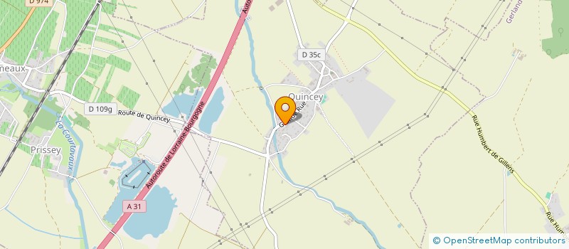 localisation de l'entreprise VALADRIE  QUINCEY