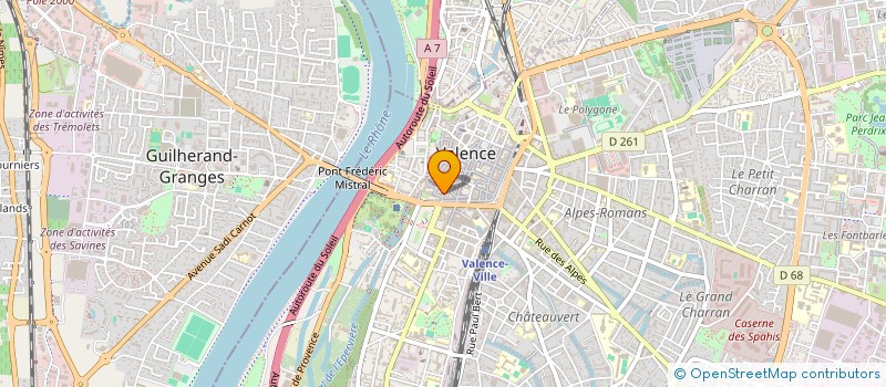 localisation de l'entreprise VALAFEE  VALENCE