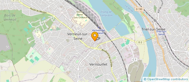 localisation de l'entreprise VALAGATHE  VERNEUIL-SUR-SEINE