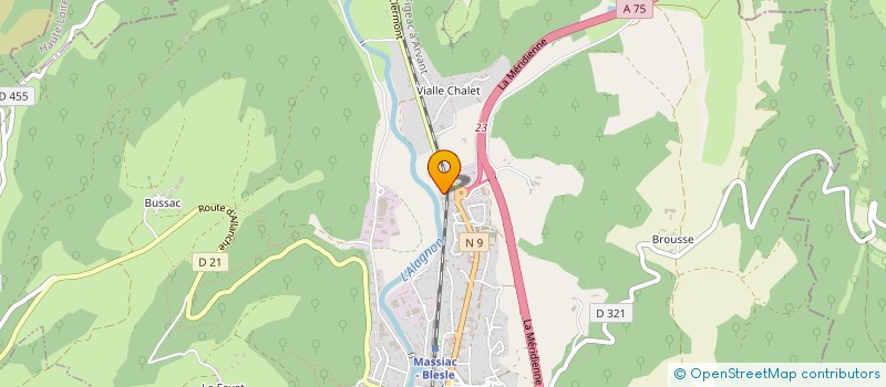 localisation de l'entreprise VALAGNON  MASSIAC