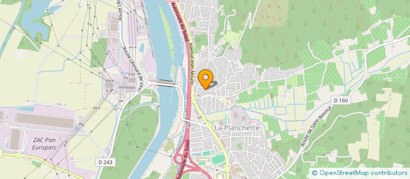 localisation de l'entreprise VALAGRAN  BOLLENE