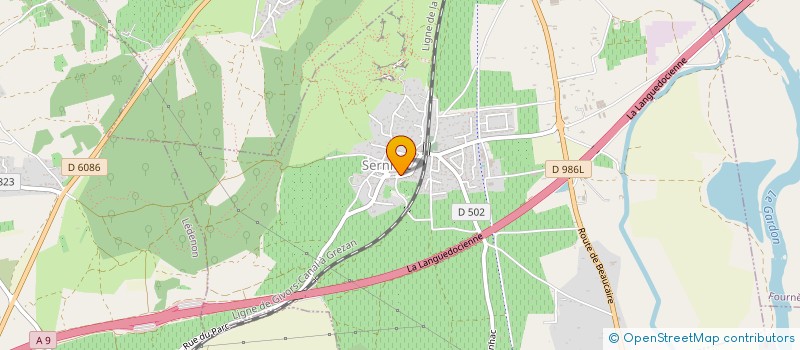 localisation de l'entreprise VALAGRAND  VERS-PONT-DU-GARD