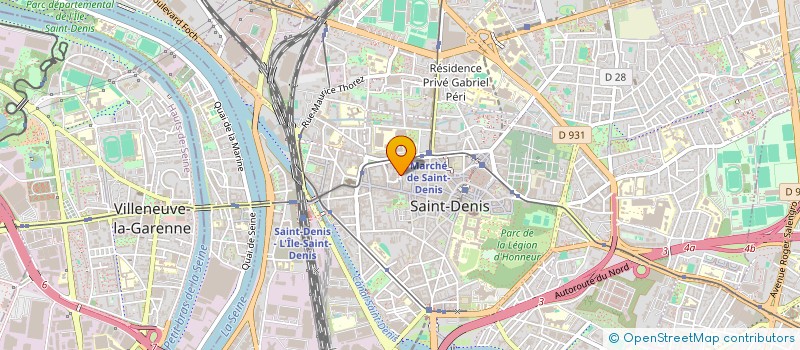 localisation de l'entreprise VALAIA à SAINT-DENIS