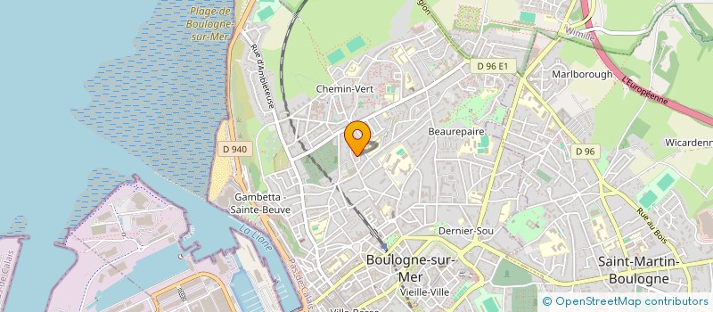 localisation de l'entreprise VALAIN  BOULOGNE-SUR-MER