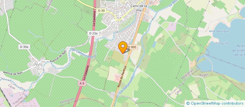 localisation de l'entreprise VALAIN  POLLESTRES