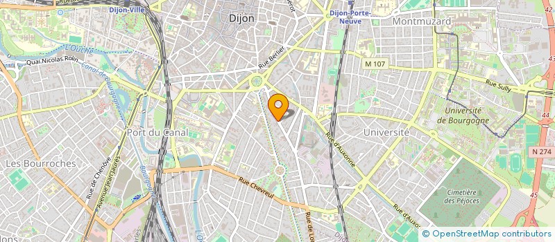 localisation de l'entreprise VALAINE à DIJON