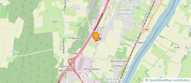 localisation de l'entreprise VALAJ  SAINT-MARTIN-BELLE-ROCHE