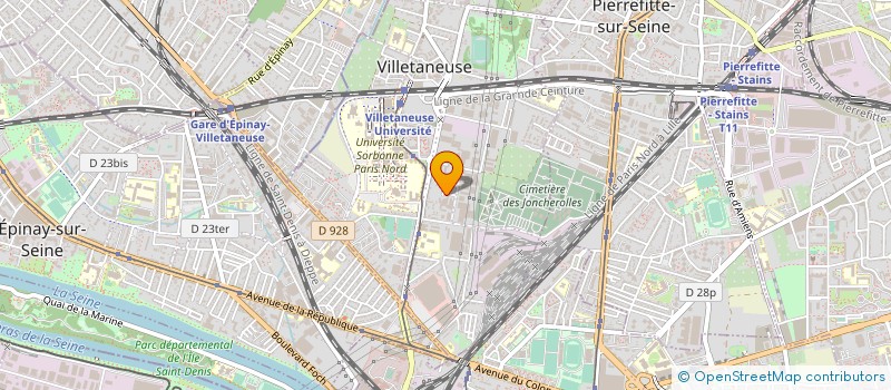 localisation de l'entreprise VALAL à VILLETANEUSE