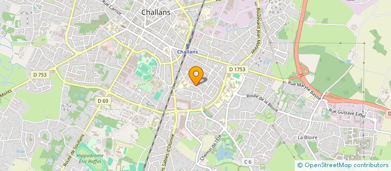 localisation de l'entreprise VALAMPA à CHALLANS