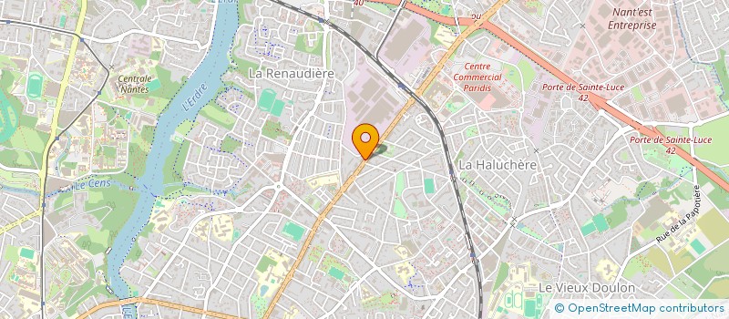 localisation de l'entreprise VALAN à NANTES