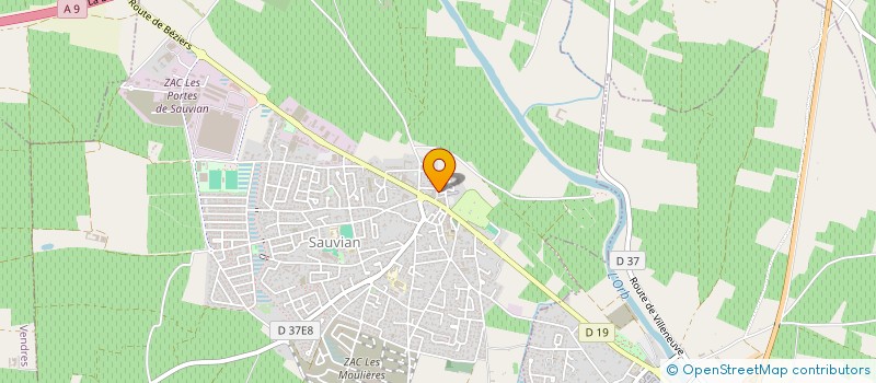 localisation de l'entreprise VALAN  SAUVIAN