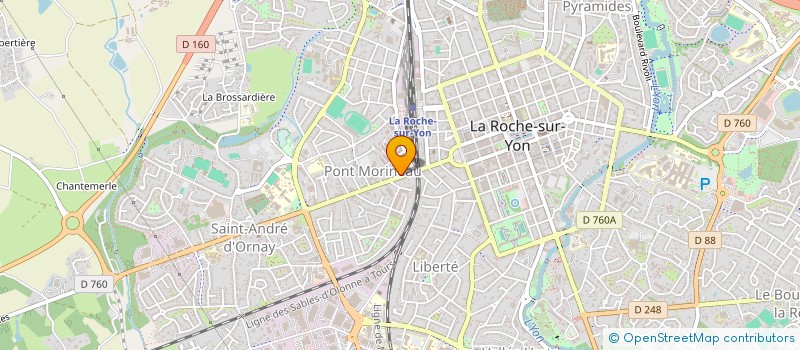 localisation de l'entreprise VALANDRE à LA ROCHE-SUR-YON