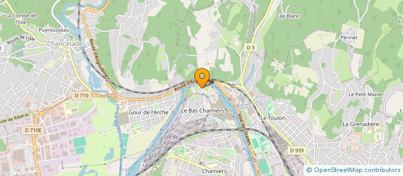 localisation de l'entreprise VALANDRE  COULOUNIEIX-CHAMIERS