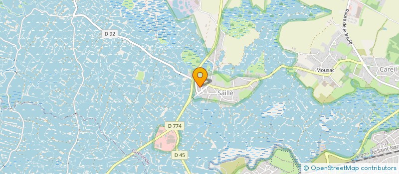 localisation de l'entreprise VALANE  GUERANDE