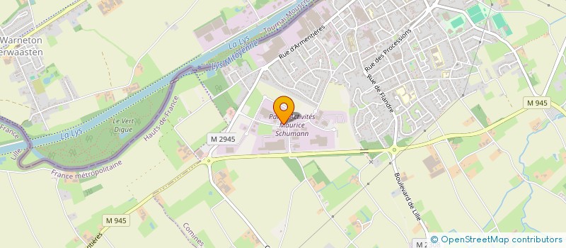 localisation de l'entreprise VALANGE AND CO  COMINES