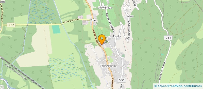 localisation de l'entreprise VALANTHIS  CHINDRIEUX