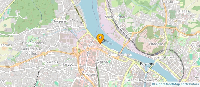 localisation de l'entreprise VALANTIB à BAYONNE