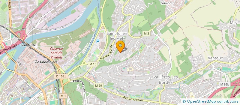 localisation de l'entreprise VALANTO à SAINT-JULIEN-LES-METZ