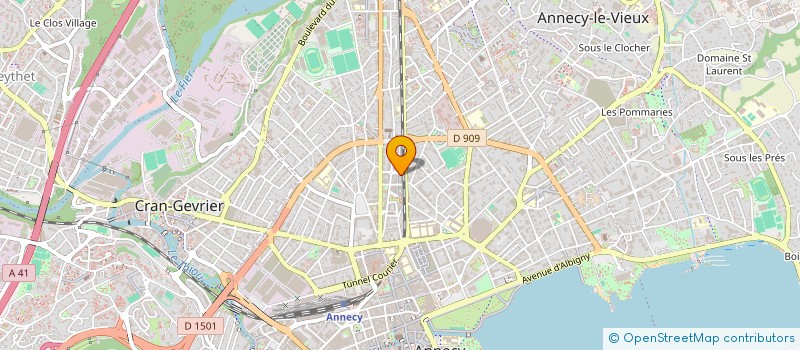 localisation de l'entreprise VALAQUA  ANNECY