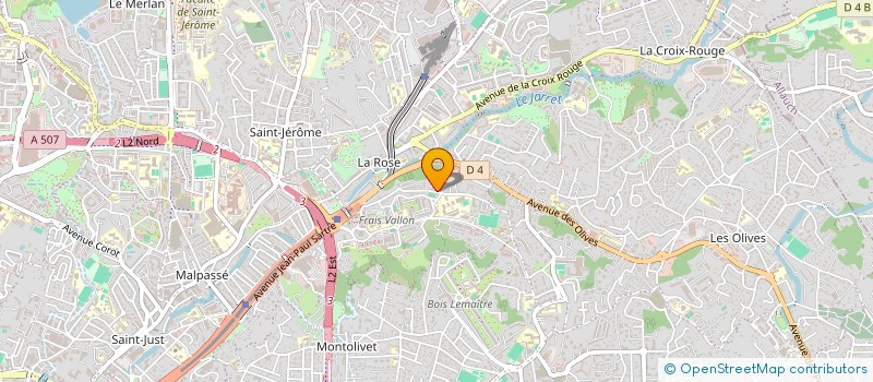 localisation de l'entreprise VALAT à MARSEILLE