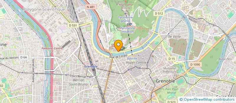localisation de l'entreprise VALAU à GRENOBLE