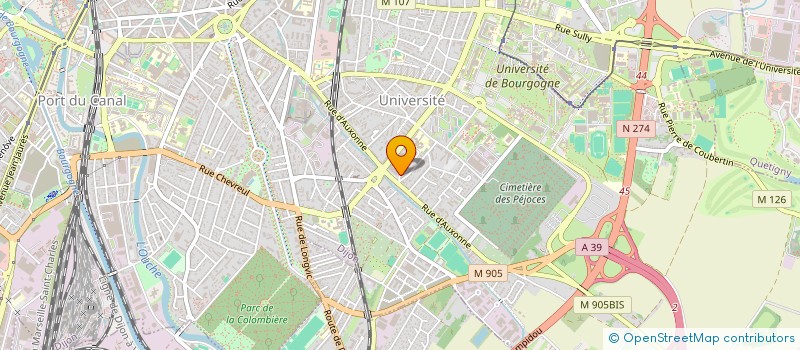 localisation de l'entreprise VALAUDIS  DIJON