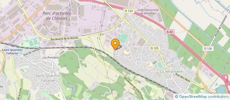 localisation de l'entreprise VALAURYS CONCEPT à LA VERPILLIERE
