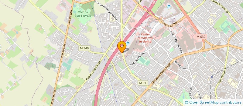 localisation de l'entreprise VALAUTO RONCQ à RONCQ