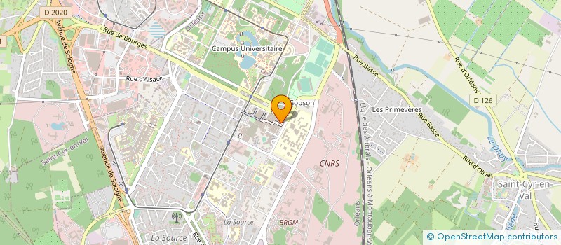 localisation de l'entreprise VALAXE MEDIA à ORLEANS